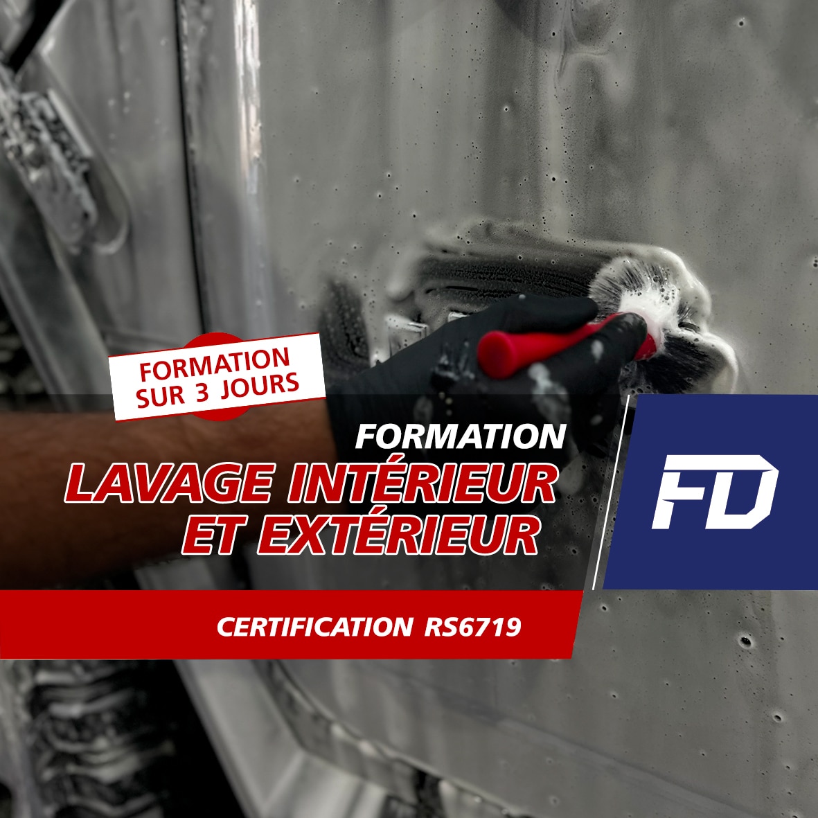 Formation lavage intérieur et extérieur certifiante CPF – FD Formation Detailing
